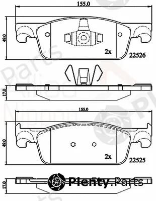 Comline ADB02316 — Brake Pad Set, disc brake ANL Braking