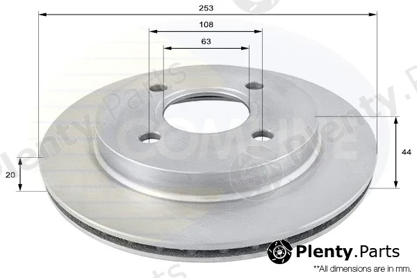 Comline ADC1217V — Brake Disc Comline