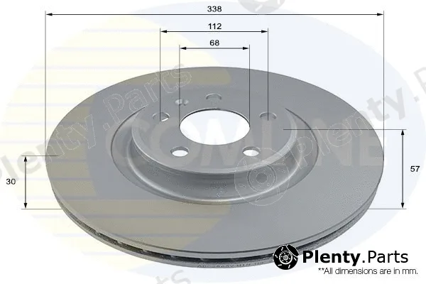 Comline ADC2863V — Brake Disc COATED
