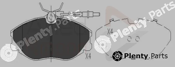 Comline ADB11129 — Brake Pad Set, disc brake ANL Braking