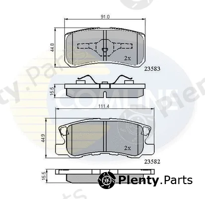 Comline CBP0905 — Brake Pad Set, disc brake Comline