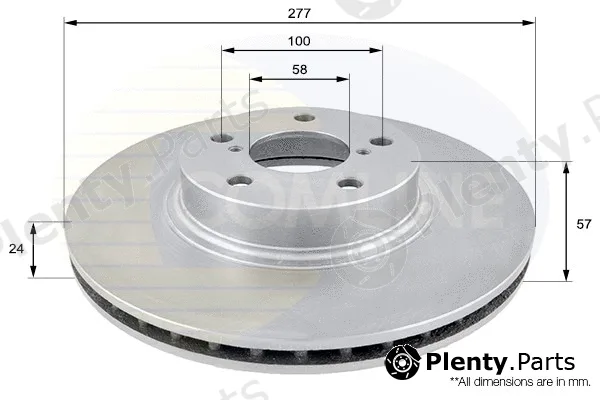 Comline ADC0811V — Brake Disc Comline