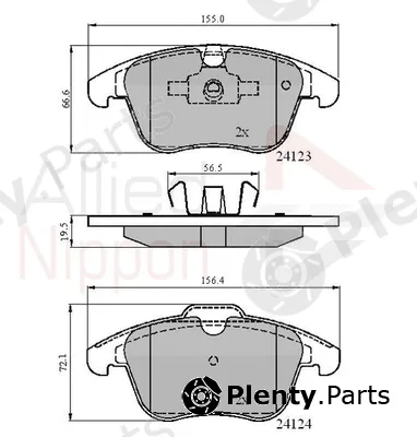 Comline ADB01591 — Brake Pad Set, disc brake ANL Braking