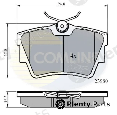 Comline CBP0874 — Brake Pad Set, disc brake Comline
