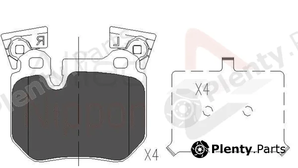 Comline ADB06023 — Brake Pad Set, disc brake ANL Braking
