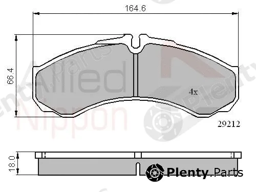 Comline ADB0909 — Brake Pad Set, disc brake ANL Braking