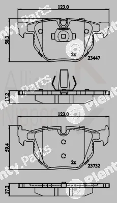 Comline ADB02295 — Brake Pad Set, disc brake ANL Braking