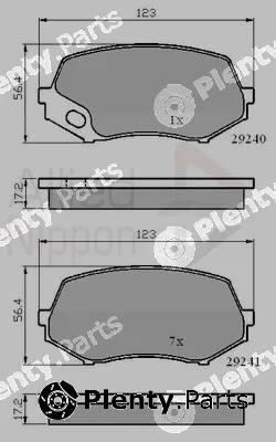 Comline ADB02007 — Brake Pad Set, disc brake ANL Braking