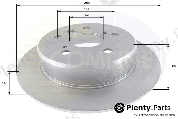 Comline ADC0147 — Brake Disc Comline