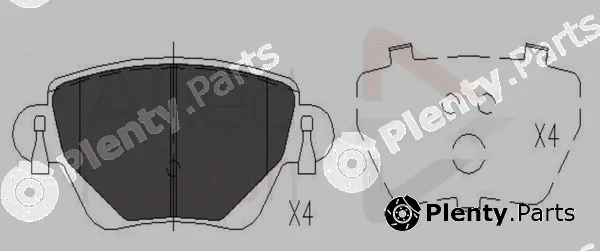 Comline ADB01517 — Brake Pad Set, disc brake ANL Braking