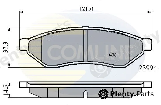 Comline CBP01190 — Brake Pad Set, disc brake Comline