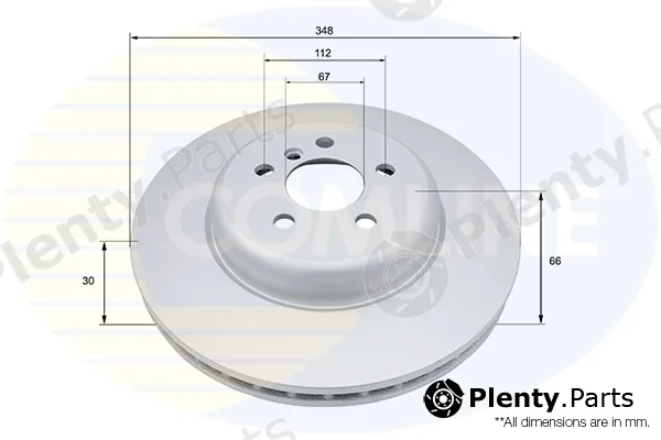 Comline ADC5018V — Brake Disc COATED