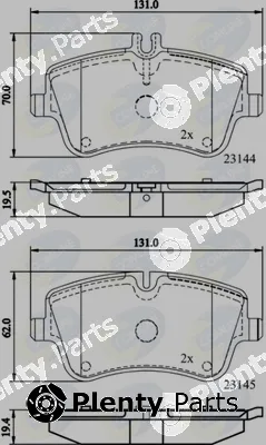 Comline CBP0854 — Brake Pad Set, disc brake Comline