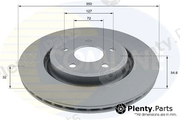 Comline ADC2888V — Brake Disc COATED