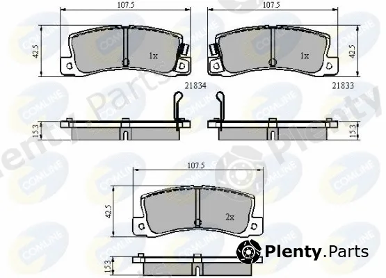 Comline CBP3839 — Brake Pad Set, disc brake Comline