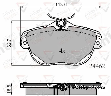 Comline ADB01717 — Brake Pad Set, disc brake ANL Braking