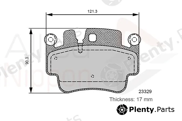 Comline ADB06131 — Brake Pad Set, disc brake ANL Braking