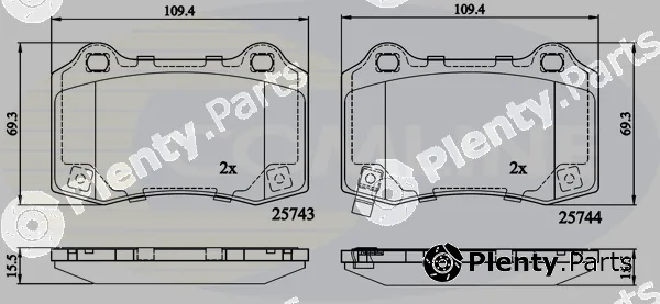 Comline CBP32308 — Brake Pad Set, disc brake Comline