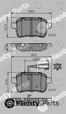 Comline ADB12103 — Brake Pad Set, disc brake ANL Braking