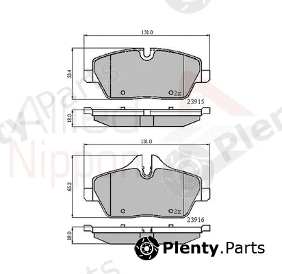 Comline ADB01531 — Brake Pad Set, disc brake ANL Braking