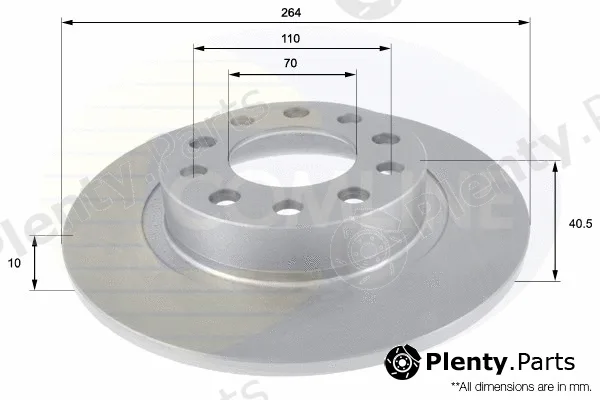 Comline ADC1846 — Brake Disc COATED