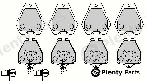 Comline ADB11764 — Brake Pad Set, disc brake ANL Braking