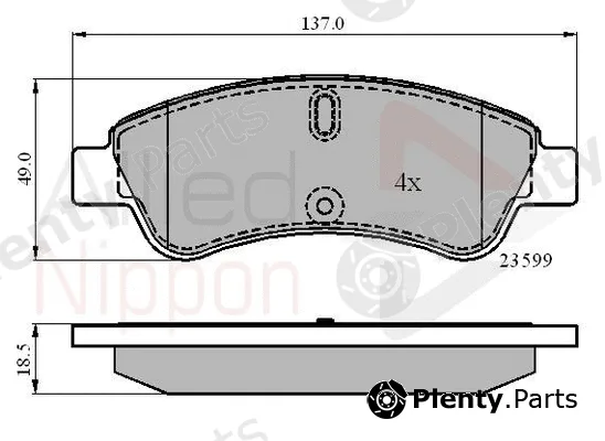 Comline ADB01033 — Brake Pad Set, disc brake ANL Braking
