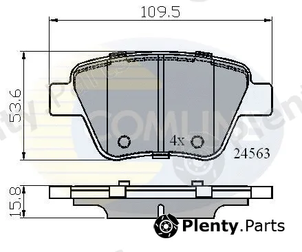Comline CBP02022 — Brake Pad Set, disc brake Comline
