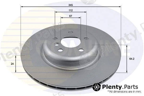 Comline ADC4063V — Brake Disc COATED