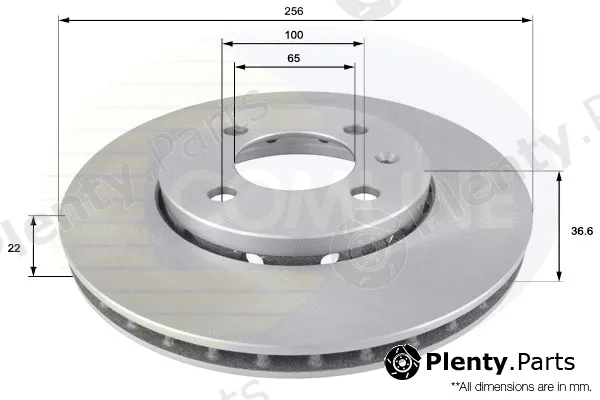 Comline ADC2600V — Brake Disc COATED