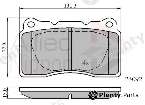 Comline ADB0895 — Brake Pad Set, disc brake ANL Braking