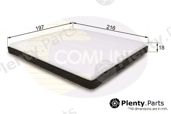 Comline EKF126 — Filter, cabin air