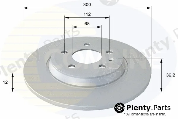 Comline ADC1478 — Brake Disc COATED
