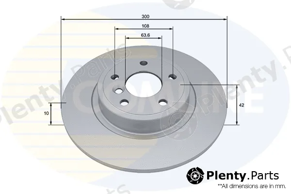 Comline ADC2932 — Brake Disc COATED