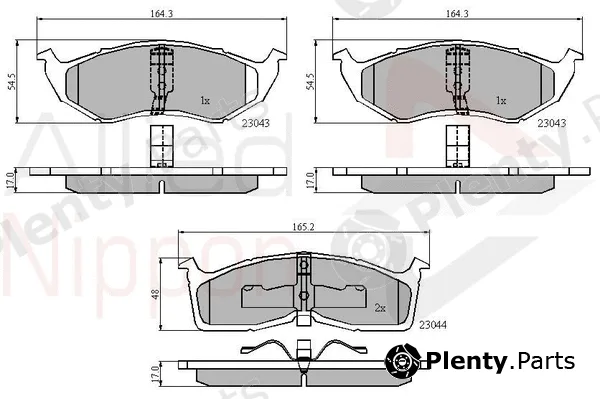 Comline ADB3850 — Brake Pad Set, disc brake ANL Braking