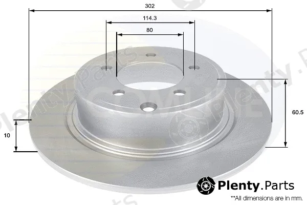Comline ADC2321 — Brake Disc COATED