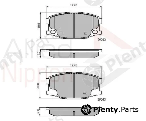 Comline ADB01088 — Brake Pad Set, disc brake ANL Braking