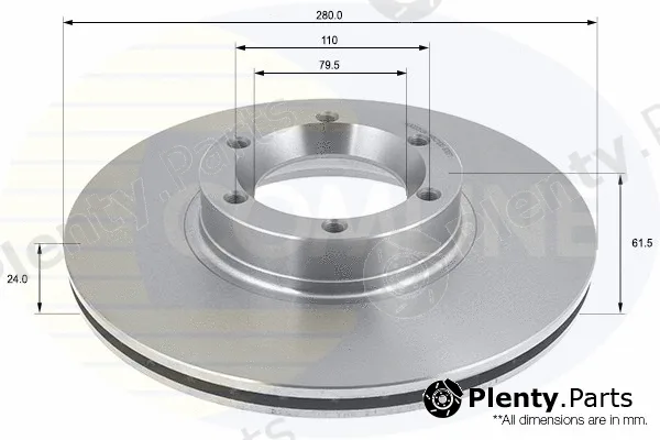 Comline ADC0263V — Brake Disc COATED
