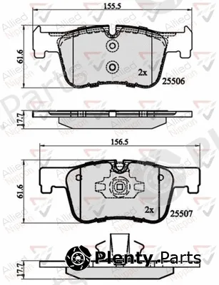 Comline ADB02130 — Brake Pad Set, disc brake ANL Braking