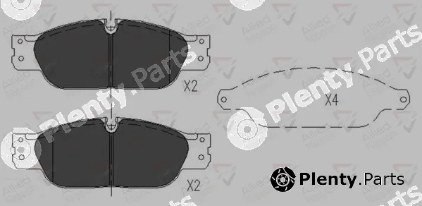 Comline ADB01103 — Brake Pad Set, disc brake ANL Braking