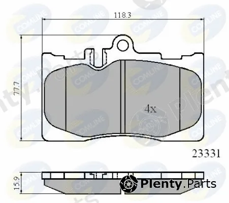 Comline CBP01211 — Brake Pad Set, disc brake Comline