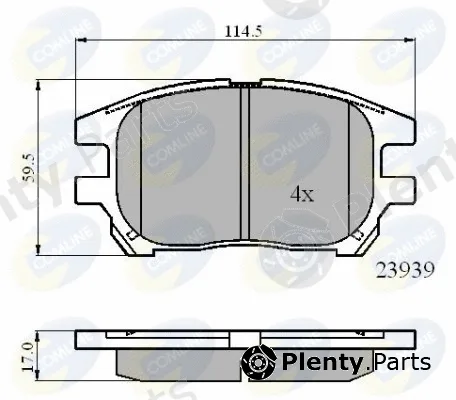 Comline CBP01212 — Brake Pad Set, disc brake Comline