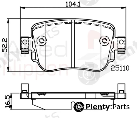 Comline ADB02220 — Brake Pad Set, disc brake ANL Braking