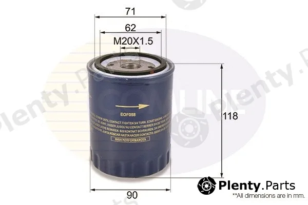 Comline EOF058 — Oil Filter