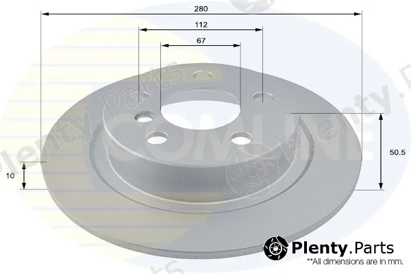 Comline ADC2801 — Brake Disc COATED