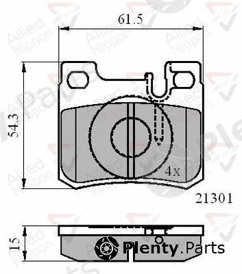 Comline ADB01067 — Brake Pad Set, disc brake ANL Braking