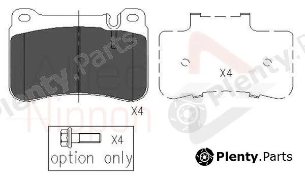 Comline ADB06007 — Brake Pad Set, disc brake ANL Braking
