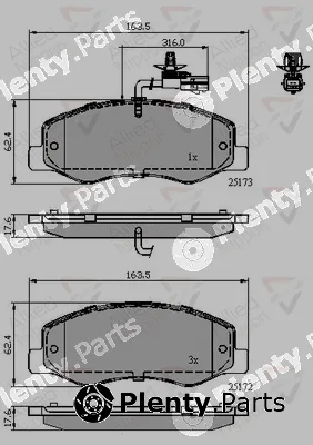 Comline ADB12108 — Brake Pad Set, disc brake ANL Braking