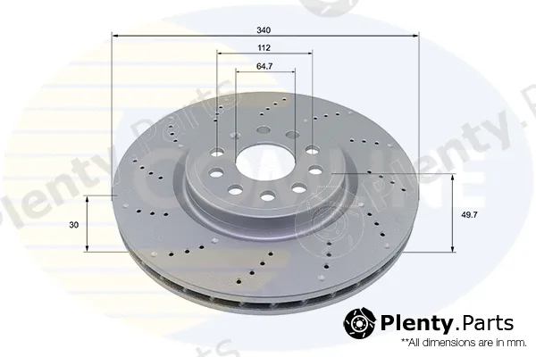 Comline ADC2996V — Brake Disc COATED