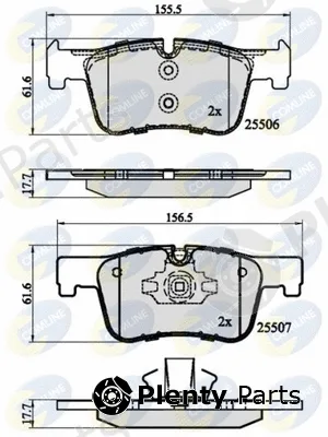 Comline CBP02130 — Brake Pad Set, disc brake Comline